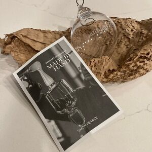 Simon Pearce Handcrafted Glass Ornament